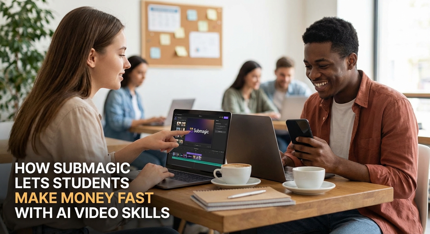 How Submagic Lets Students Make Money Fast With AI Video Skills