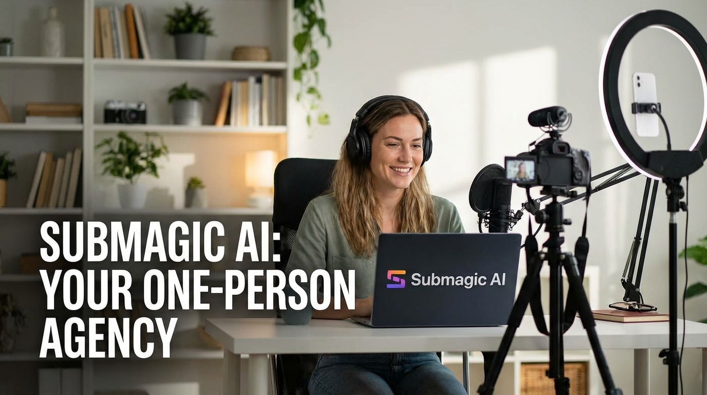 Submagic AI Turns You Into a One Person Content Agency Fast