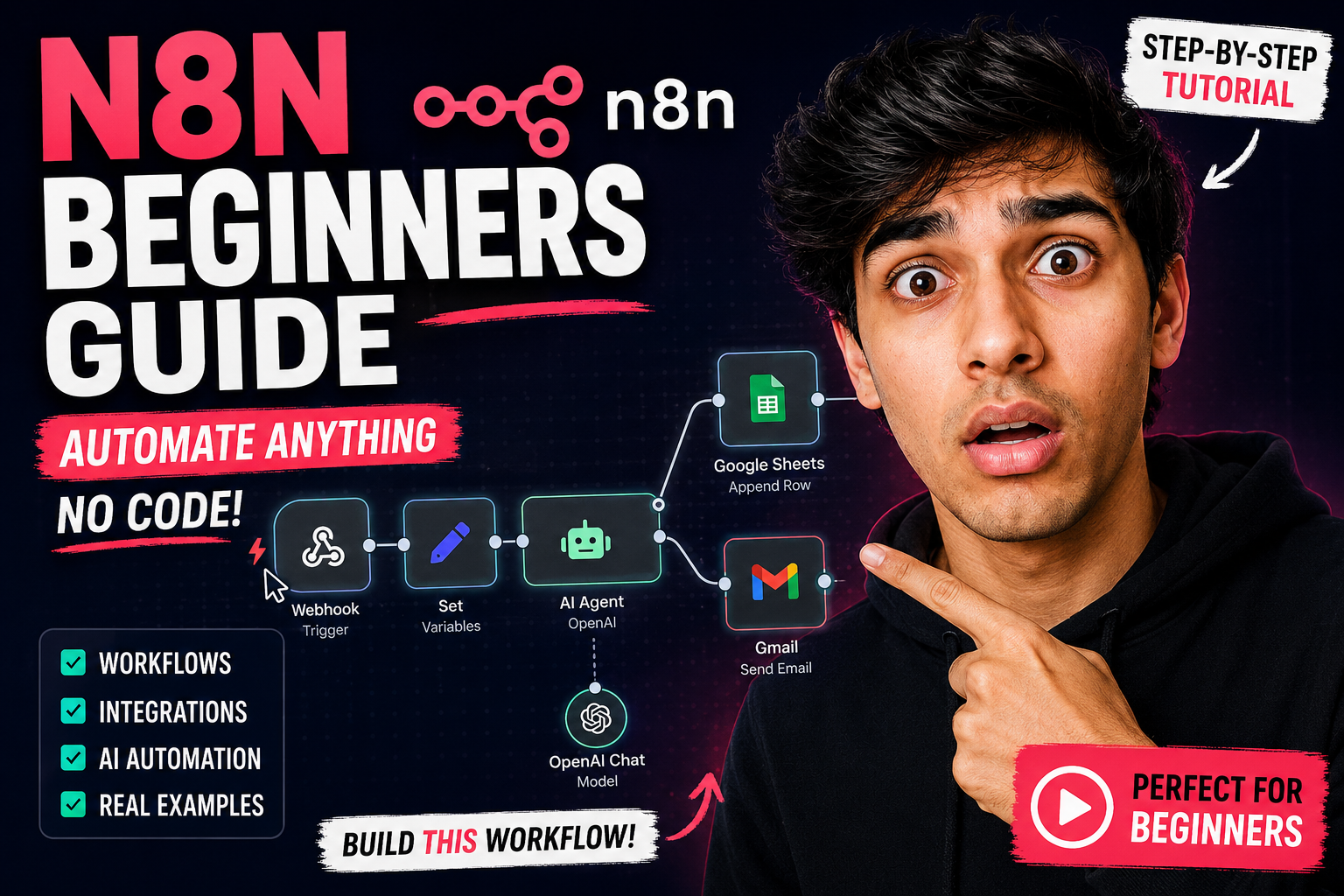 n8n Guide: Learning n8n and Building AI Workflows for Beginners
